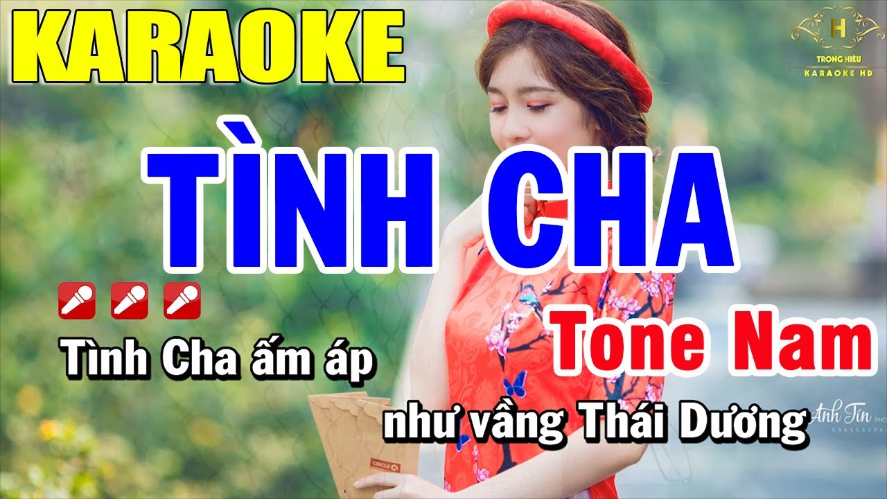 Karaoke T nh Cha Tone Nam Nh c S ng Tr ng Hi u